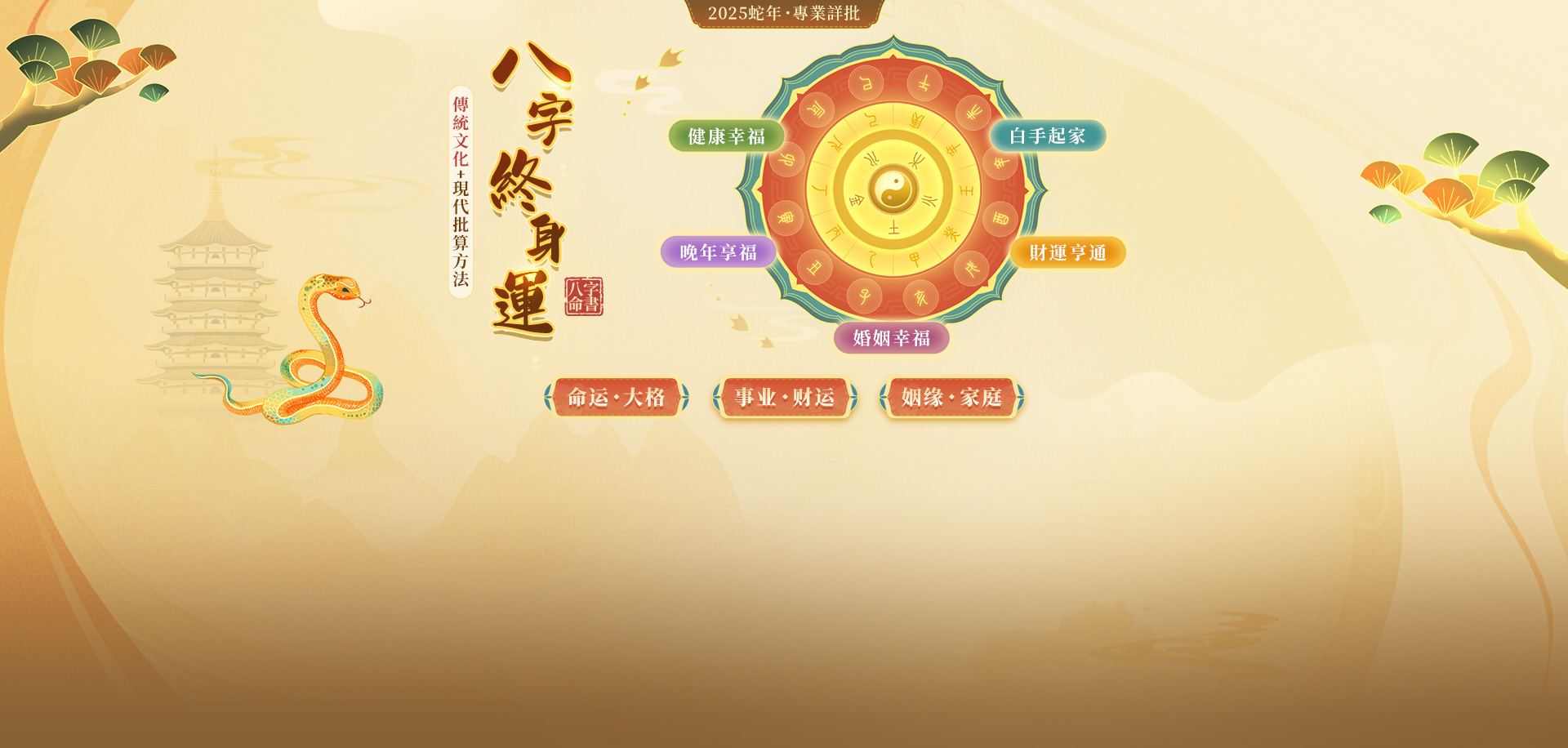 一生财运分析